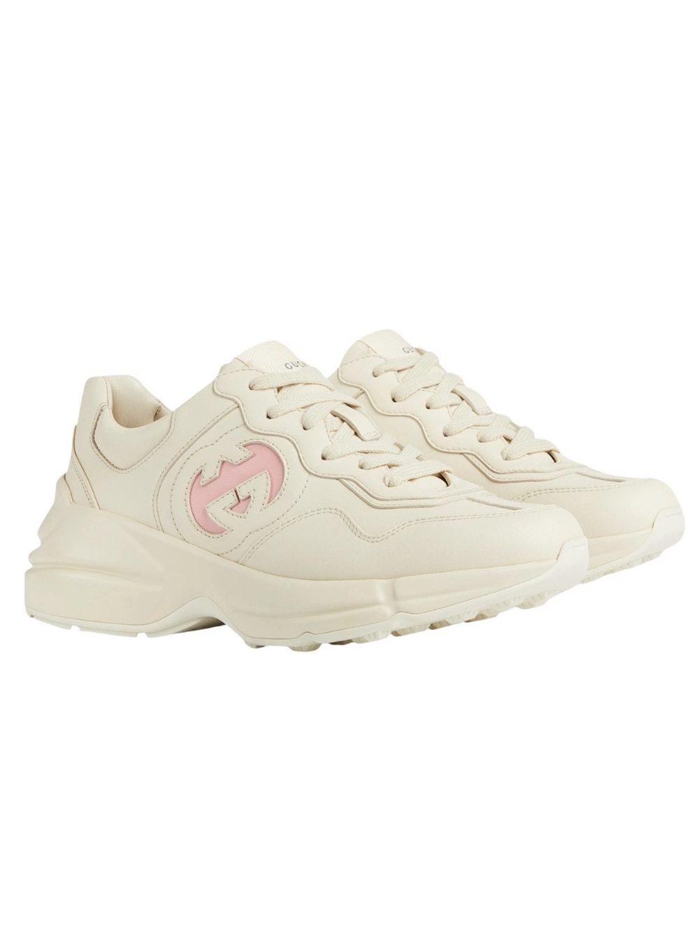 GUCCI Women’s Rhyton Leather Sneakers